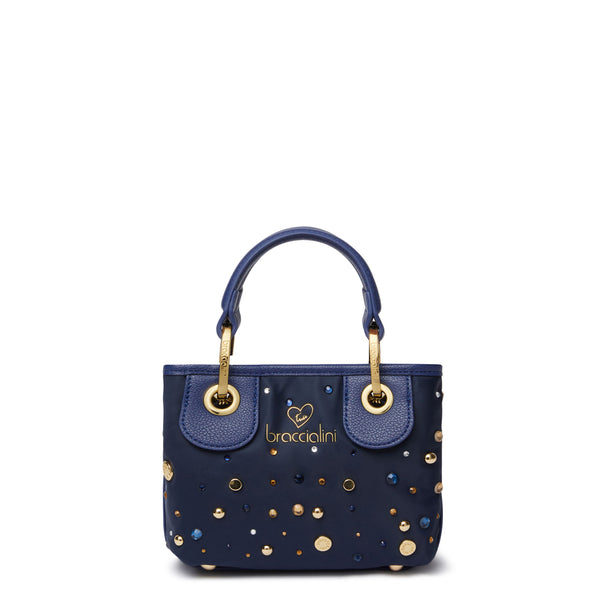 Braccialini - Borsa a mano Beth Strass Blu - B18264 TY - BLU