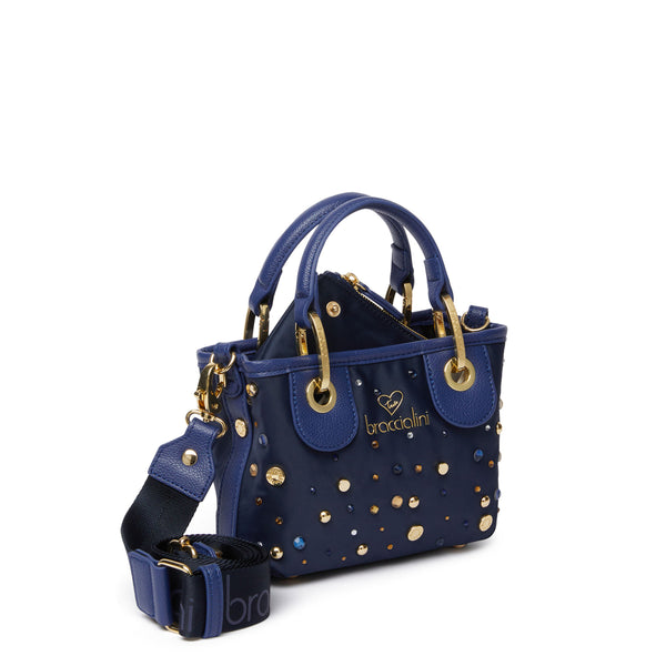 Braccialini - Borsa a mano Beth Strass Blu - B18264 TY - BLU