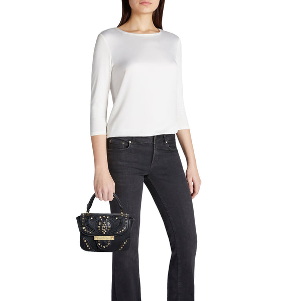 Braccialini - Rock Nero Small Handbag - B18170 YY - NERO