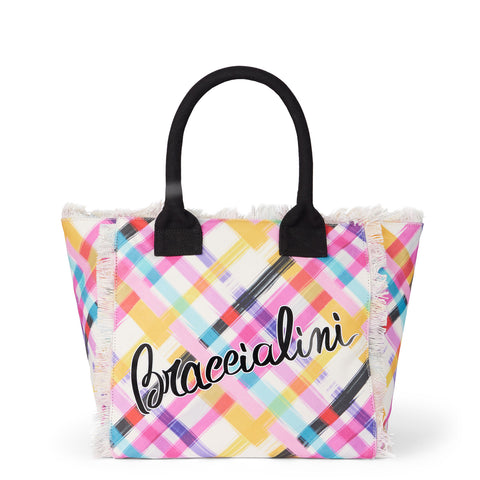 Braccialini - Summer Tartan Shopper - B18221 TC - TARTAN