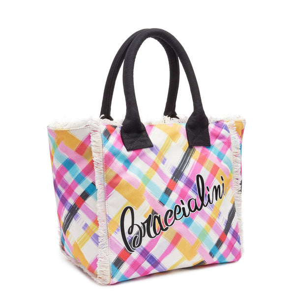 Braccialini - Summer Tartan Shopper - B18221 TC - TARTAN