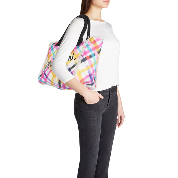 Braccialini - Summer Tartan Shopper - B18221 TC - TARTAN