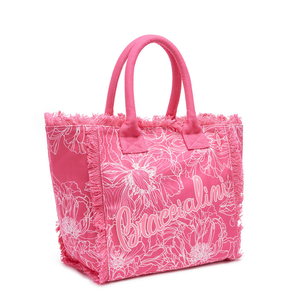 Braccialini - Summer Fiori Fuxia Shopper - B18221 TC - FIORI/FUXIA