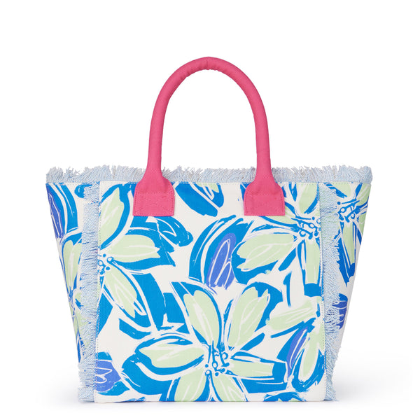 Braccialini - Summer Fiori Blu Shopper - B18221 TC - FIORI/BLU