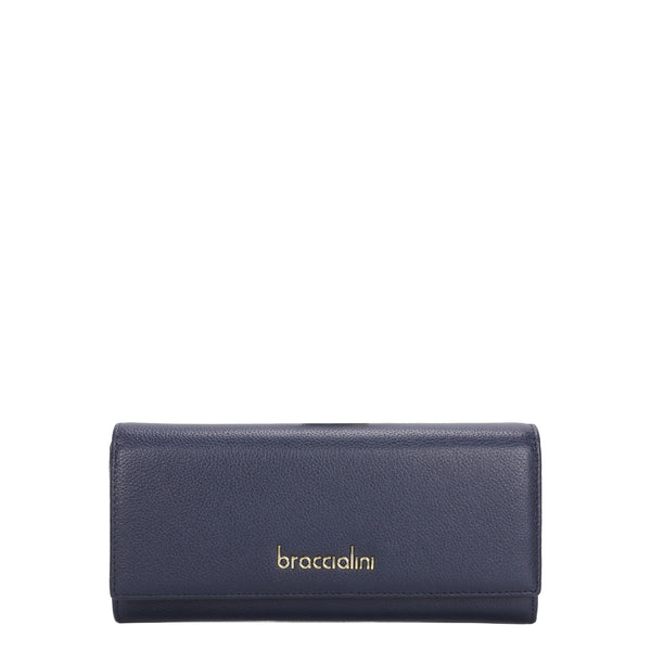 Braccialini - Portafoglio Grande Basic Blu - B18434 BA - BLU