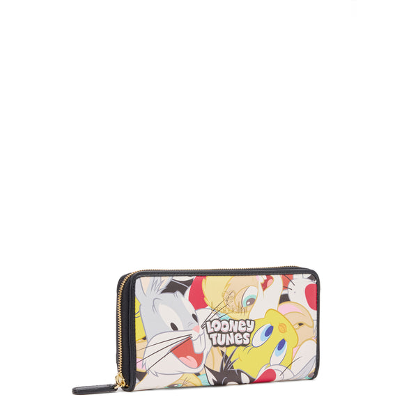 Braccialini - Allfriend Looney Tunes Zip Around large Wallet - LT120_126 AF - UNICO