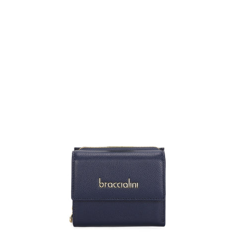 Braccialini - Portafoglio Piccolo Basic Blu - B18436 BA - BLU