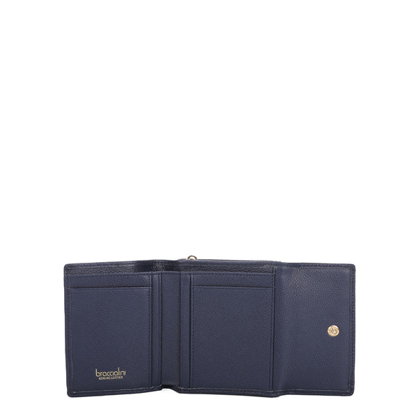 Braccialini - Portafoglio Piccolo Basic Blu - B18436 BA - BLU
