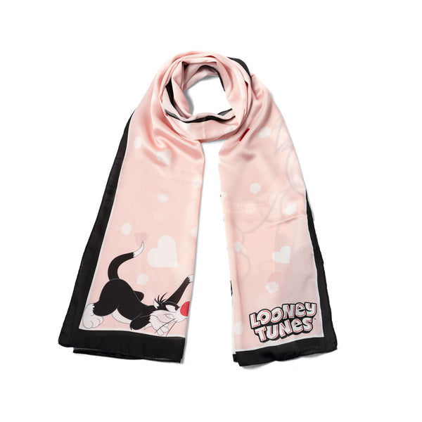 Braccialini - Foulard Looney Tunes Rosa - LTFR03 XX - ROSA