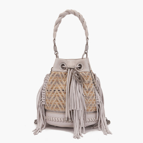 La Carrie - Borsa a secchiello Legacy Multi Ivory 151M-EM- | Italystation.com Shop Now at italystation.com