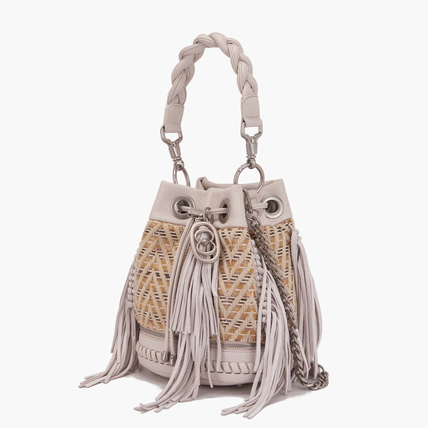 La Carrie - Borsa a secchiello Legacy Multi Ivory 151M-EM- | Italystation.com Shop Now at italystation.com