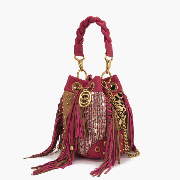 La Carrie - Borsa a secchiello Legacy Multi Fuxia 151M-EM- | Italystation.com Shop Now at italystation.com