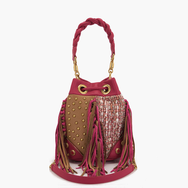 La Carrie - Borsa a secchiello Legacy Multi Fuxia 151M-EM- | Italystation.com Shop Now at italystation.com