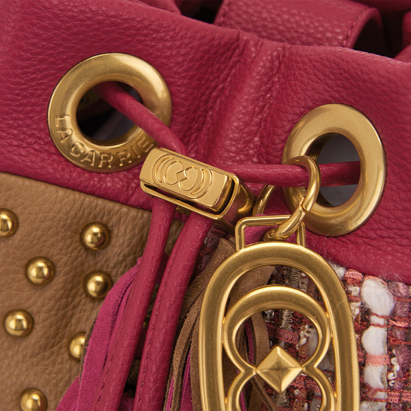 La Carrie - Borsa a secchiello Legacy Multi Fuxia 151M-EM- | Italystation.com Shop Now at italystation.com