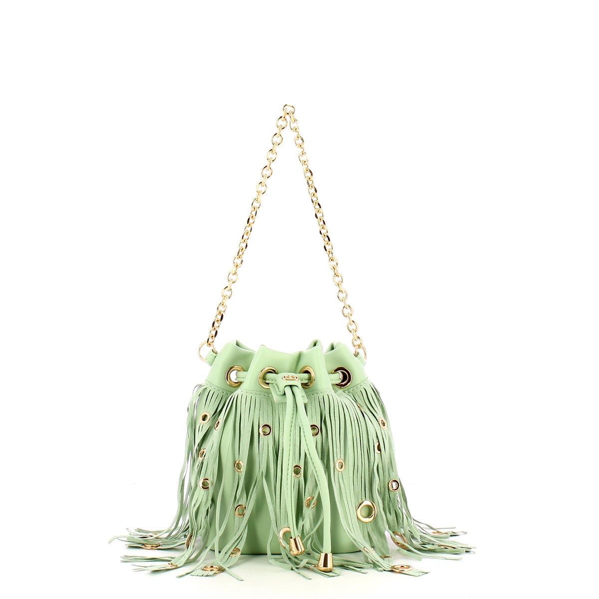 La Carrie - Secchiello Night Edition Fringes Mint 151M-SS- | Italystation.com Shop Now at italystation.com