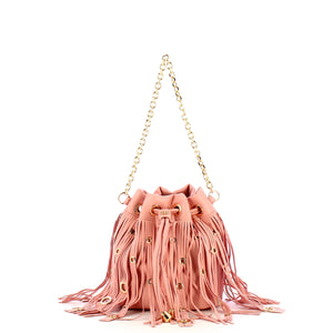 La Carrie - Secchiello Night Edition Fringes Pink 151M-SS- | Italystation.com Shop Now at italystation.com