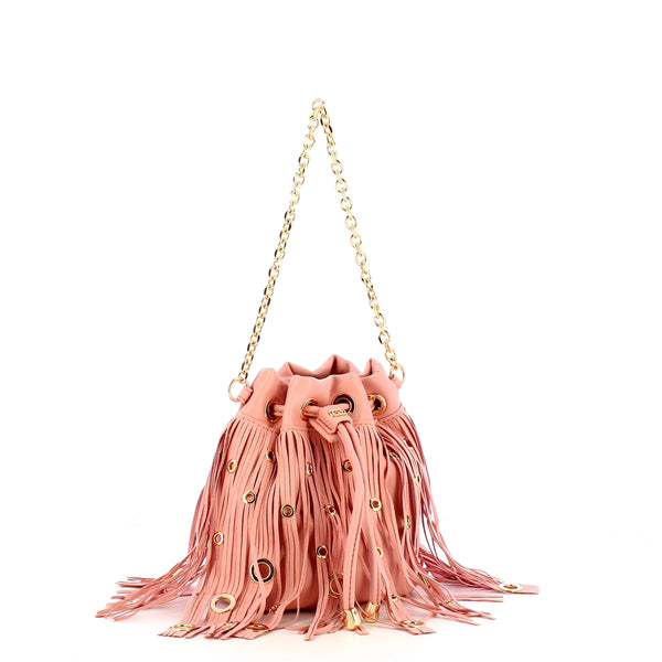 La Carrie - Secchiello Night Edition Fringes Pink 151M-SS- | Italystation.com Shop Now at italystation.com