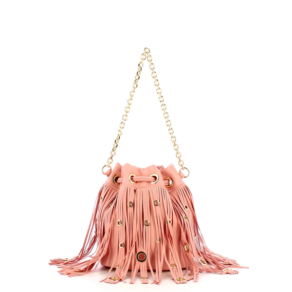 La Carrie - Secchiello Night Edition Fringes Pink 151M-SS- | Italystation.com Shop Now at italystation.com