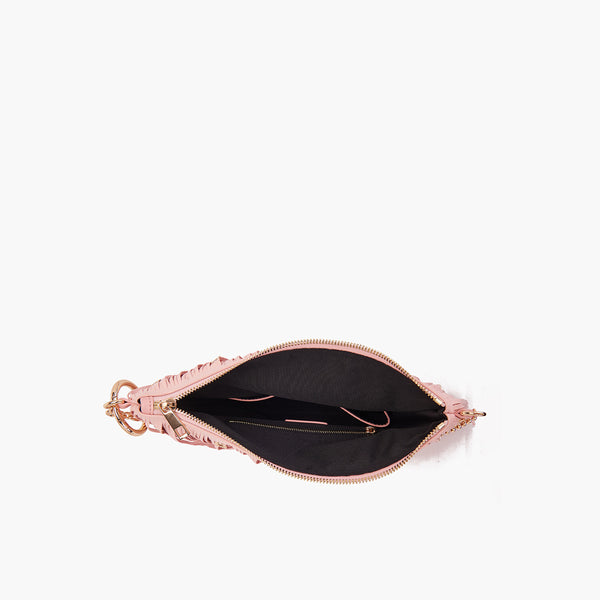 La Carrie - Pochette Night Edition Fringes Pink 151M-KY-49 | Italystation.com Shop Now at italystation.com