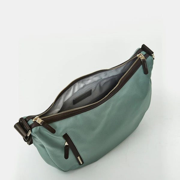 Mandarina Duck - Medium Half-moon Crossbody Bag Iceberg Green - P10VCT46 - ICEBERG/GREEN