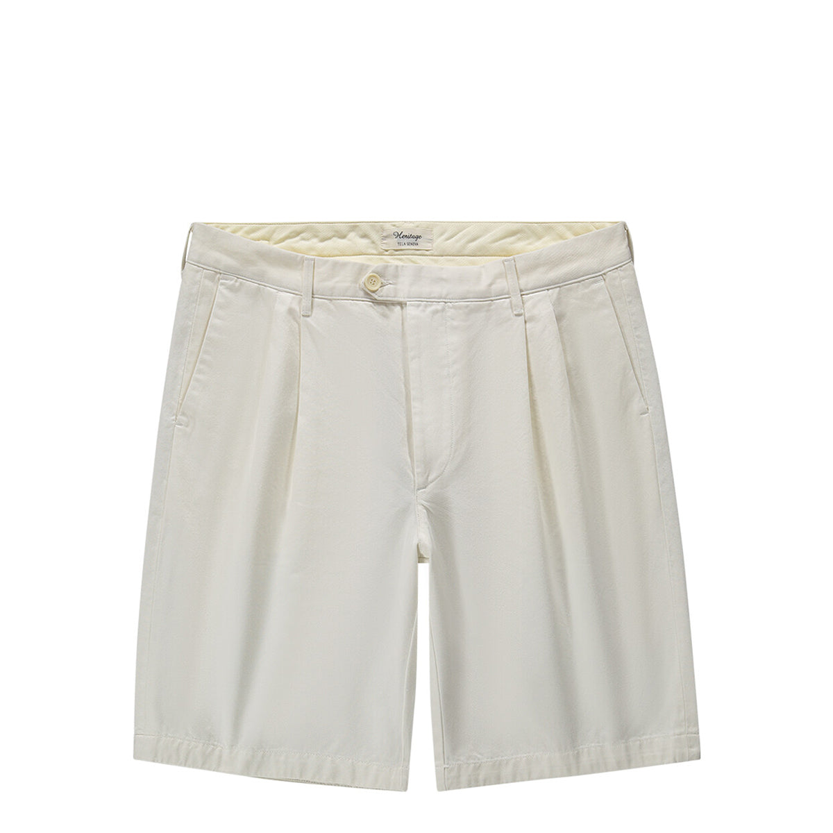 Tela Genova - Bermuda shorts Damasco chino Beige - DAM090C003LN - BEIGE
