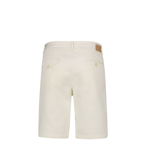 Tela Genova - Bermuda shorts Damasco chino Bianco Ottico - DAM090C003LN - BIANCO/OTTICO