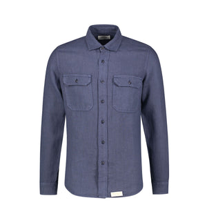 Tela Genova - Emilio Blu Chiaro Shirt - EMI021145LS - BLU/CHIARO