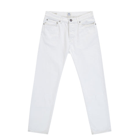 Tela Genova - Italo Bianco Ottico 5 pockets Jeans - ITA060C023BW - BIANCO/OTTICO