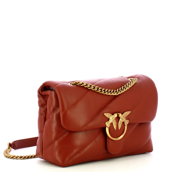 Pinko - Love Puff Arabo Antique Gold Crossdbody Bag 100038A0F2 | Italystation.com Shop Now at italystation.com