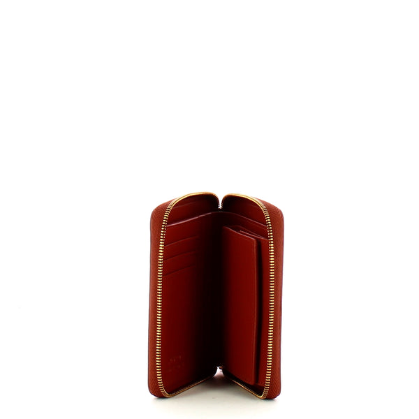 Pinko - Portafoglio Piccolo Zip Around Arabo Antique Gold 1002 | Italystation.com Shop Now at italystation.com