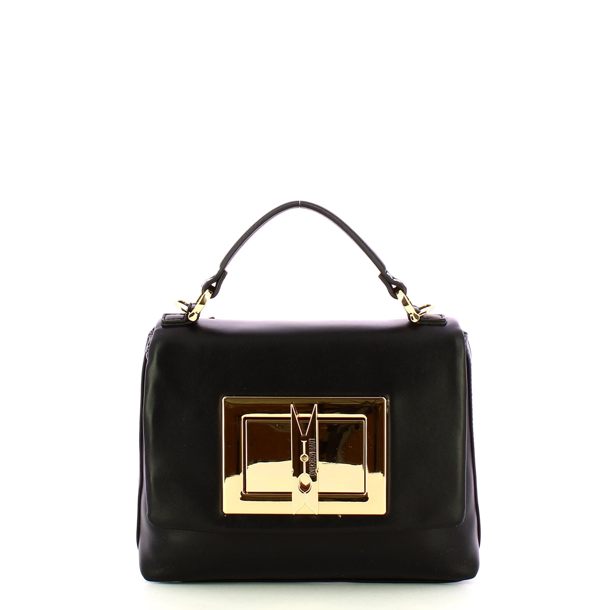 Love Moschino - Borsetta a mano Clothespin Nero JC4161 | Italystation.com Shop Now at italystation.com