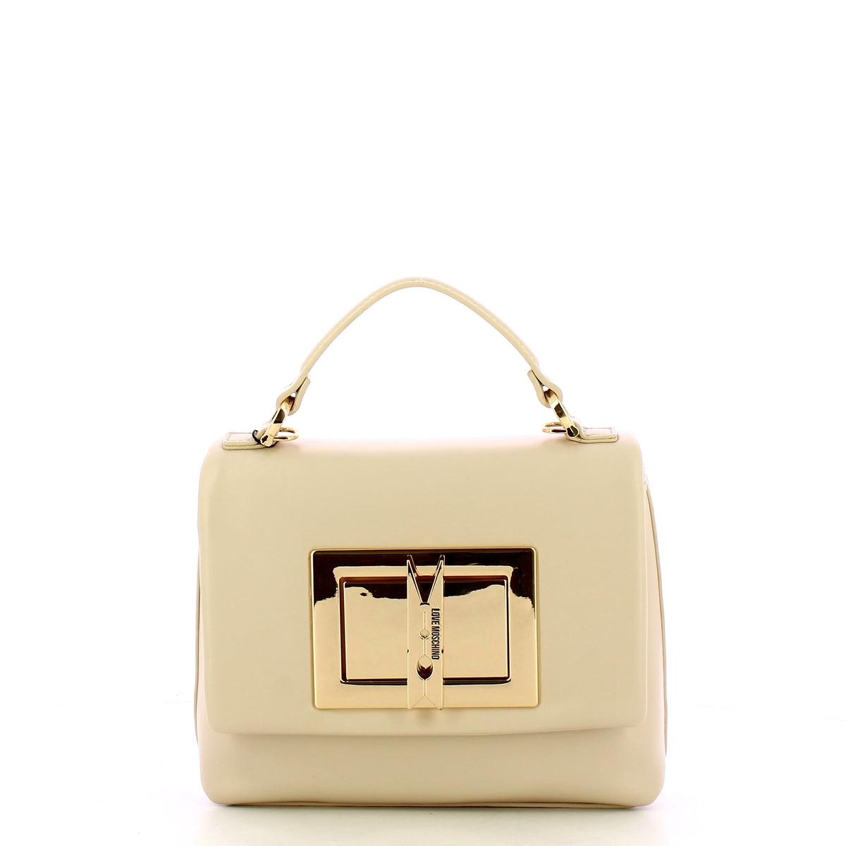 Love Moschino - Borsetta a mano Clothespin Avorio JC41 | Italystation.com Shop Now at italystation.com