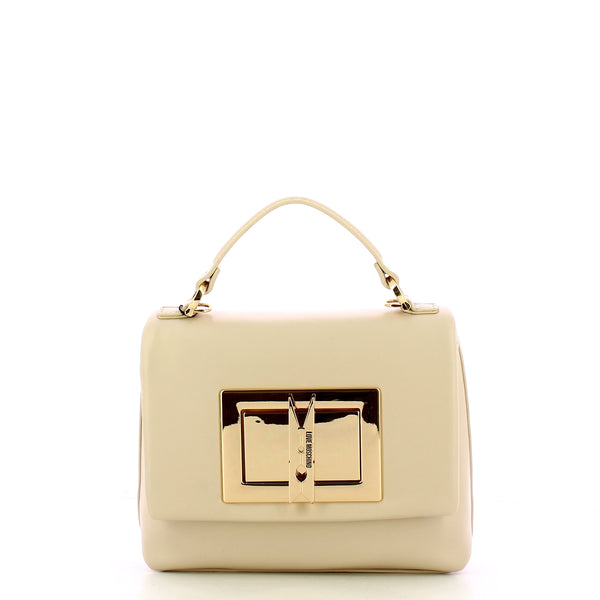 Love Moschino - Borsetta a mano Clothespin Avorio JC41 | Italystation.com Shop Now at italystation.com