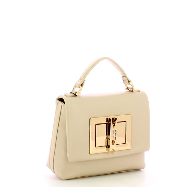 Love Moschino - Borsetta a mano Clothespin Avorio JC41 | Italystation.com Shop Now at italystation.com