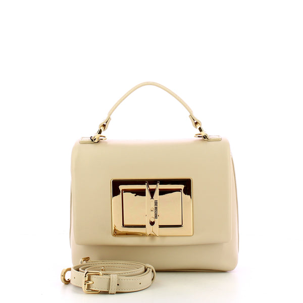 Love Moschino - Borsetta a mano Clothespin Avorio JC41 | Italystation.com Shop Now at italystation.com