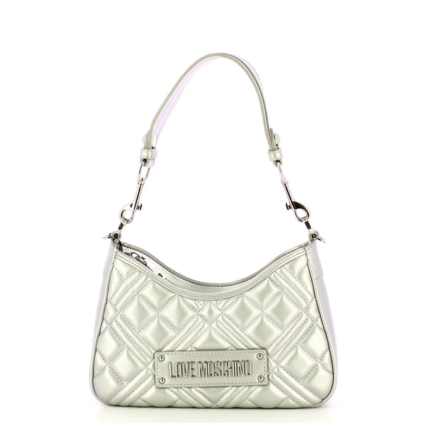 Love Moschino - Sottospalla Quilted Silver JC4152PP1ML | Italystation.com Shop Now at italystation.com