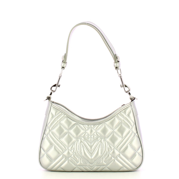 Love Moschino - Sottospalla Quilted Silver JC4152PP1ML | Italystation.com Shop Now at italystation.com