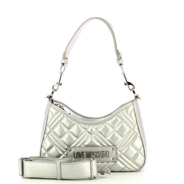 Love Moschino - Sottospalla Quilted Silver JC4152PP1ML | Italystation.com Shop Now at italystation.com