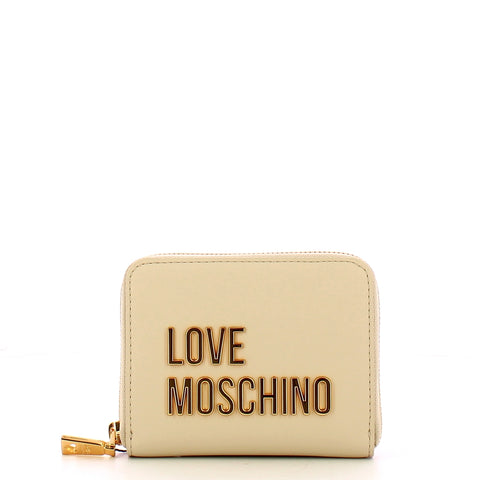 Love Moschino - Portafoglio Lettering Logo Zip Around Av | Italystation.com Shop Now at italystation.com