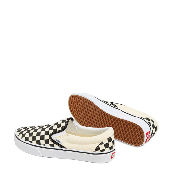 VANS - Slip-On Black & White Checkerboard Sneakers - VN000EYE - BLK&WHTCHCKERBOARD/WHT