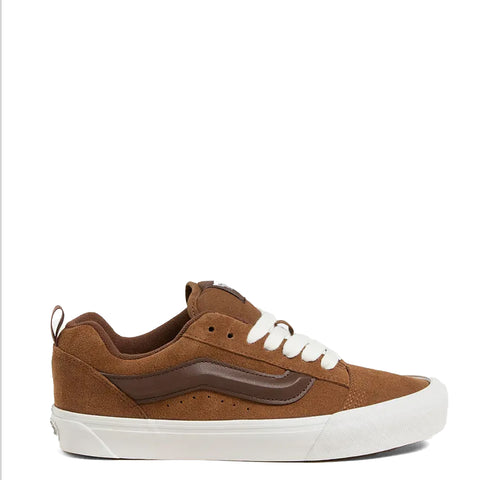 VANS - Knu Skool Suede Brown Sneakers - VN000D6C - BROWN