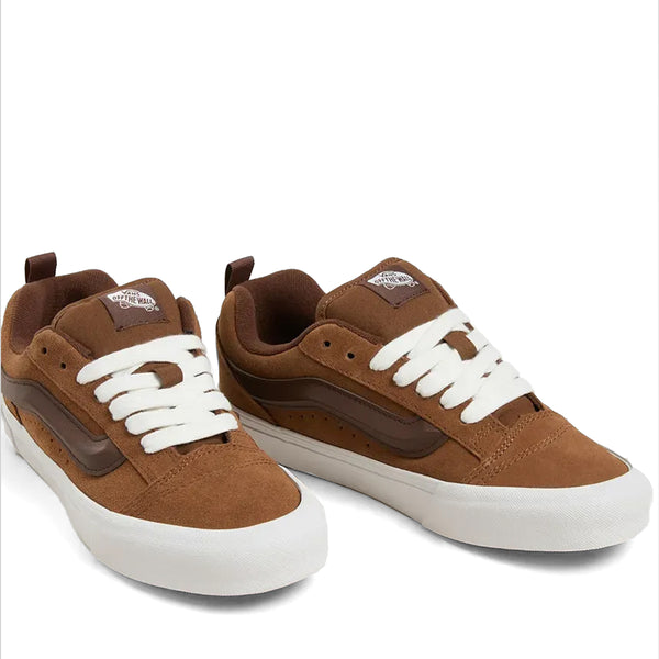 VANS - Knu Skool Suede Brown Sneakers - VN000D6C - BROWN