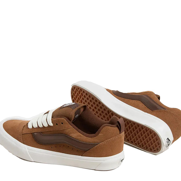 VANS - Knu Skool Suede Brown Sneakers - VN000D6C - BROWN