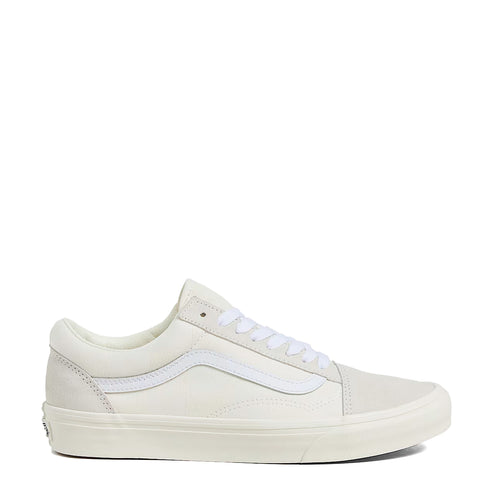 VANS - Old Skool Mono Checkerboard White Sneakers - VN000D5N - WHITE