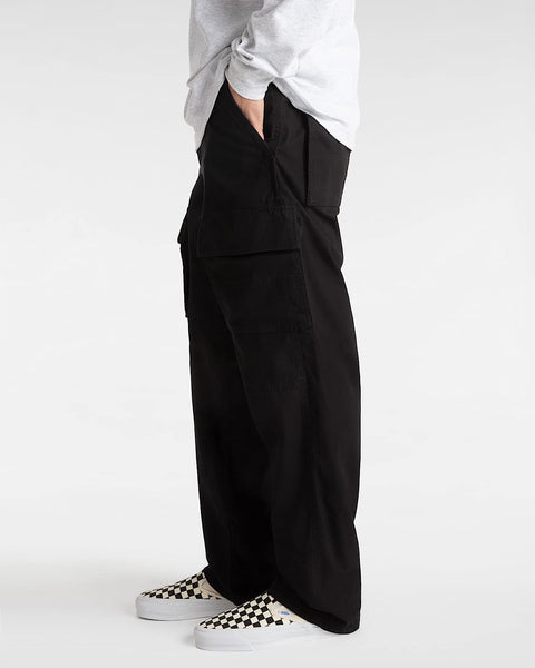 VANS - Fatigue Cargo Loose Tapered Black Trousers - VN000M2A - BLACK