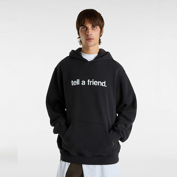 VANS - Tell a Friend Black Hoodie - VN000NZD - BLACK