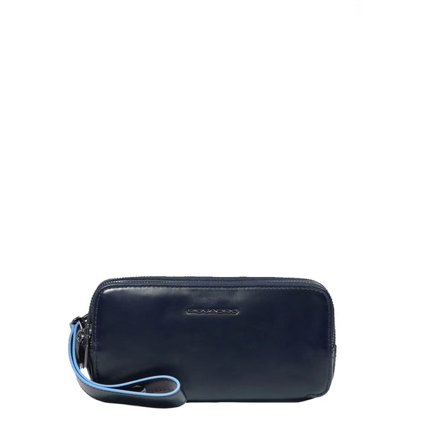 Piquadro - Astuccio 3 Cerniere Blue Square Blu2 - AC2141B2R - BLU2