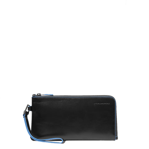 Piquadro - Pochette da polso Blue Square Nero - AC2648B2R - NERO