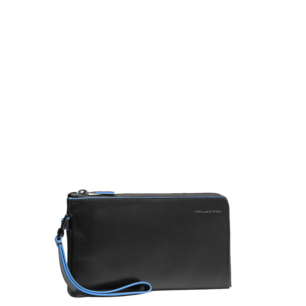 Piquadro - Pochette da polso Blue Square Nero - AC2648B2R - NERO