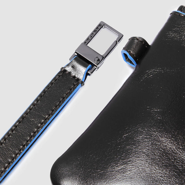 Piquadro - Pochette da polso Blue Square Nero - AC2648B2R - NERO